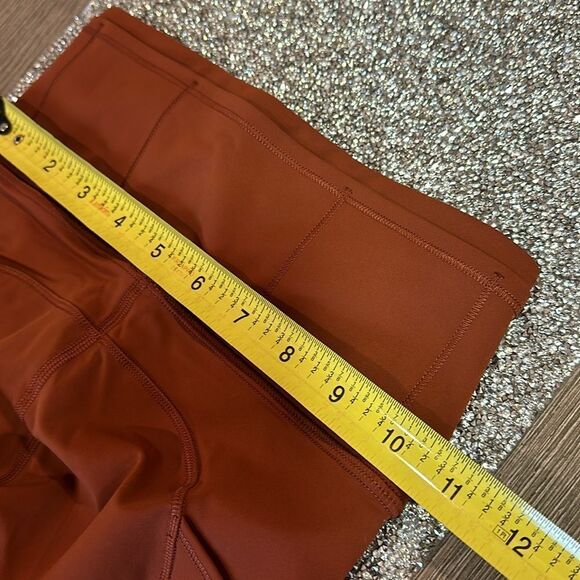 Lululemon Fast High-Rise Crop 23" Dark Terracotta‎ size 0 XS NWT - Picture 4 of 5